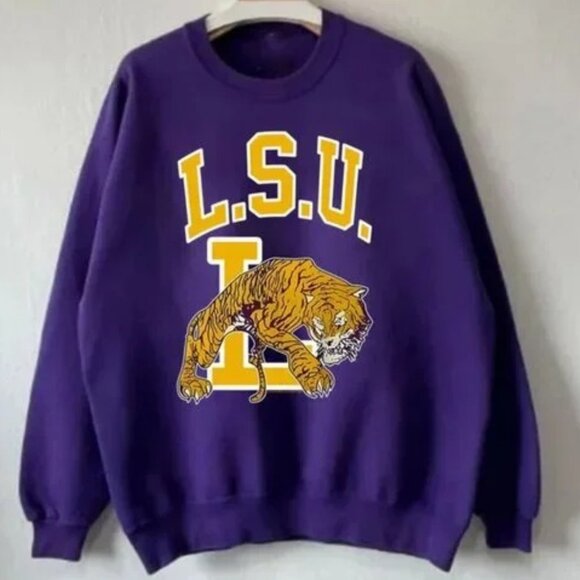 Vtg LSU Tigers LSU Tigers Lsu Fighting Tigers shirt vintage 90s unisex - Picture 1 of 2